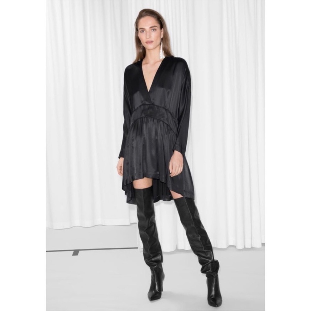 & Other Stories Satin Dress